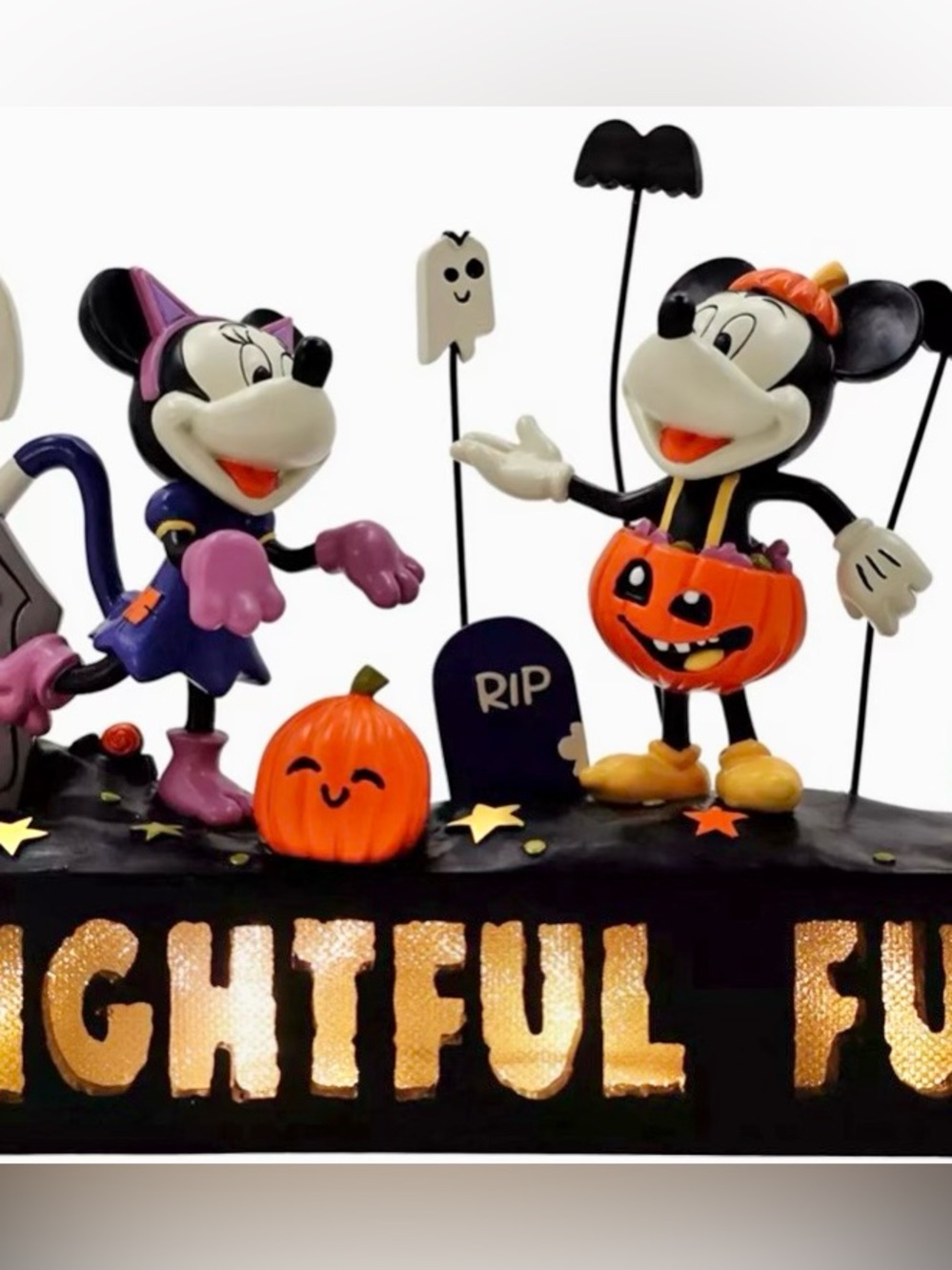 Mickey & Minnie “Frightful Fun” light up Halloween decor
